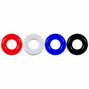 LEVELZ MULTICOLOR COCK RING SET 4