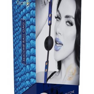 OUCH! FLORENCE COLLECTION SILICONE BALL - BLUE