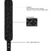 OUCH! LUXURY HAND CUFFS BLACK