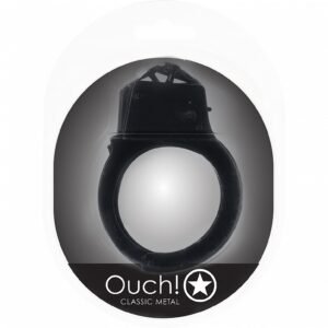 OUCH! CLASSIC METAL HANDCUFFS BLACK