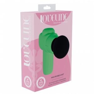 LOVELINE MICROBOOST MASSAGER SILICONE GREEN