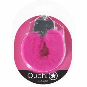 OUCH! CLASSIC FLUFFY HANDCUFFS PINK