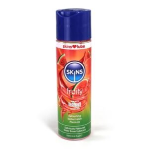 SKINS WATERMELON WATER BASED LUBRICANT 4.4 OZ