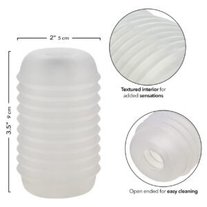 POP SOCK! RIBBED CLEAR