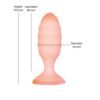 SOFTIES DUAL LAYER BUTT PLUG 4 BUTT PLUG 4 ORANGE
