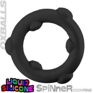 SPINNER BLACK SILICONE