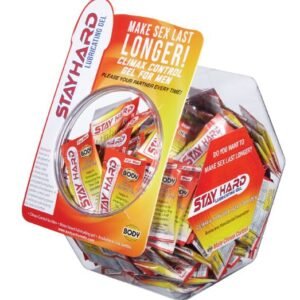 STAY HARD SAMPLE PACKET 144PC FISHBOWL DISPLAY