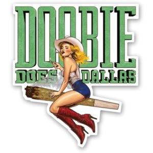 DOOBIE DOES DALLAS STICKER (NET)
