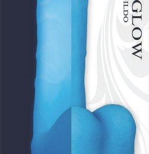 (D) TOUCH & GLOW BLUE DILDO
