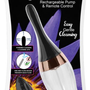 CLOUD 9 HEALTH & WELLNESS DELUXE ENEMA DOUCHE W/ RECHARGEABLE SPRINKLER PUMP &