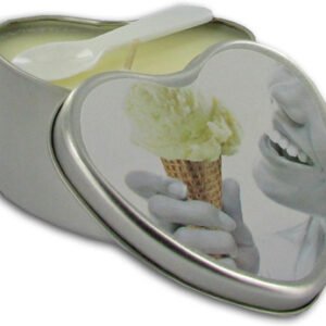 CANDLE 3 N 1 HEART EDIBLE VANILLA 4.7 OZ